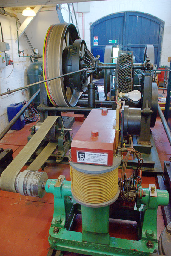 The Wilson-Hartnell dynamo, Waterworks Museum, Hereford, Herefordshire, England, Great Britain