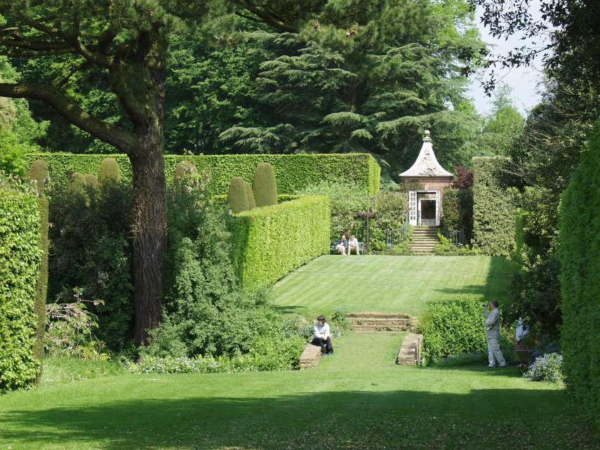 The Long Walk, Hidcote Manor Gardens, Chipping Campden, Gloucestershire, England, Great Britain
