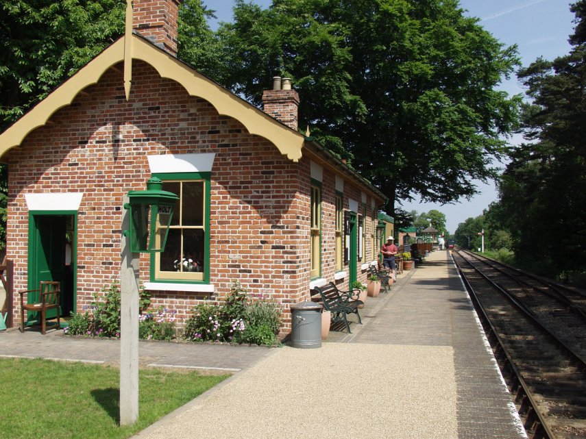 Holt Station, Sheringham, Norfolk, England, Great Britain