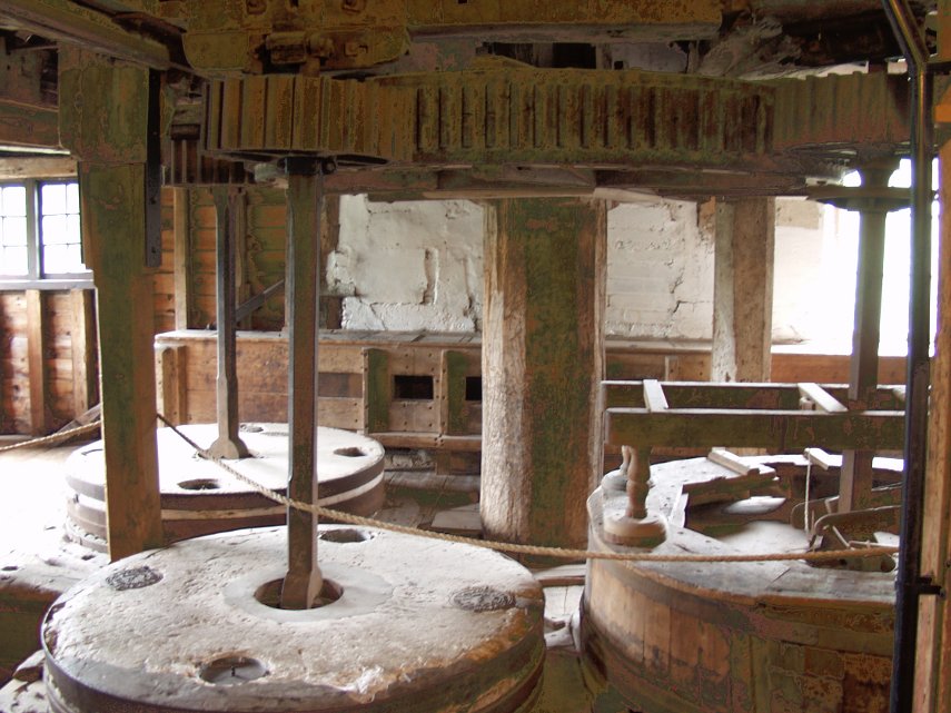 Mill Stones, Houghton Mill, Houghton, Huntingdonshire, England, Great Britain