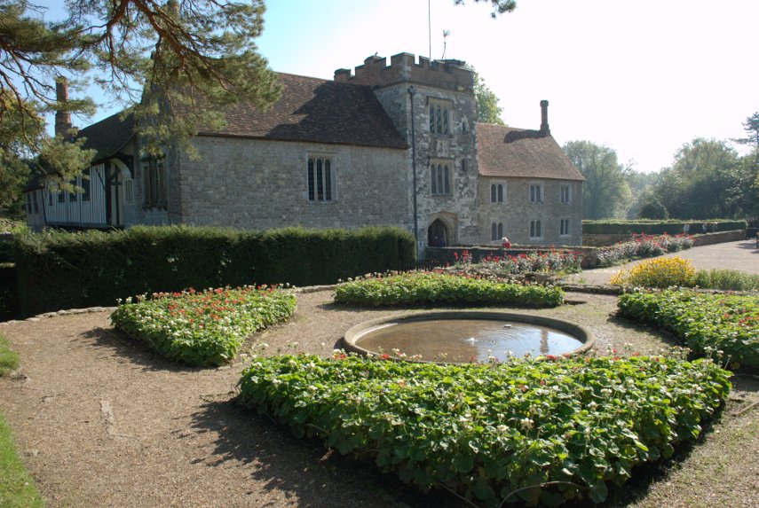 The Main Entrance, Ightham Mote, Ightham, Kent, England, Great Britain