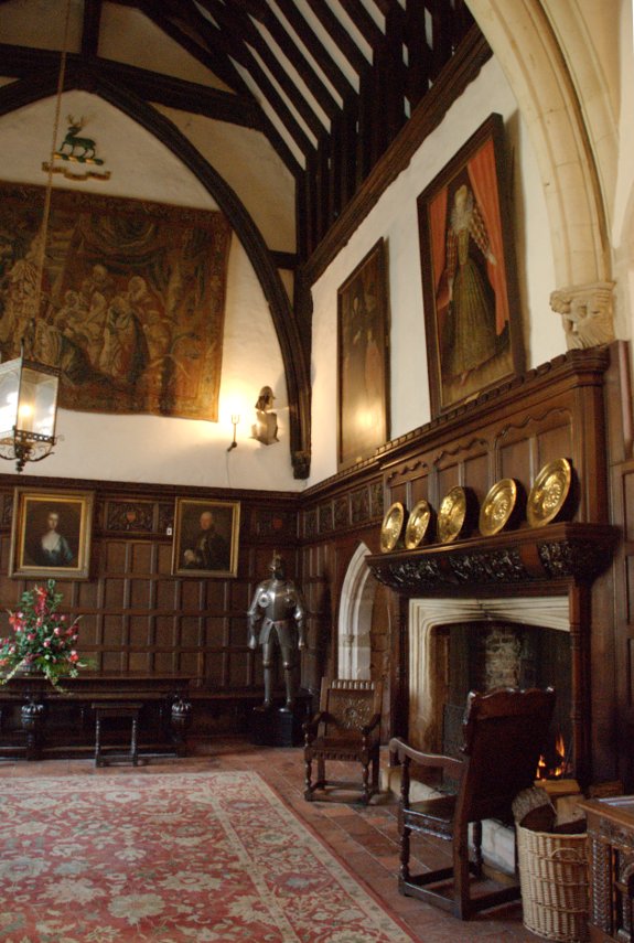 The Great Hall, Ightham Mote, Ightham, Kent, England, Great Britain