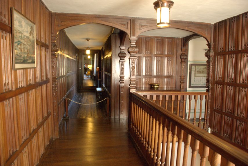 The Upstairs Hallway, Ightham Mote, Ightham, Kent, England, Great Britain