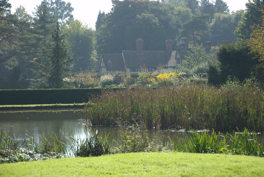 the House across the pond, Ightham Mote, Ightham, Kent, England