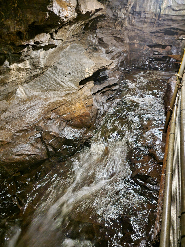 The main stream, White Scar Cave, Ingleton, Yorkshire, England, Great Britain