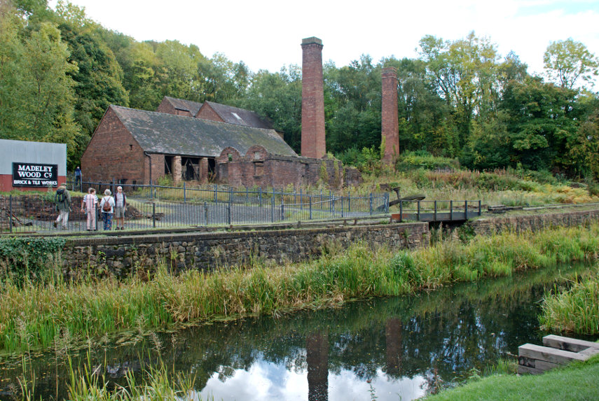 The Old Brick Works, Blists Hill, Ironbridge, Shropshire, England, Great Britain