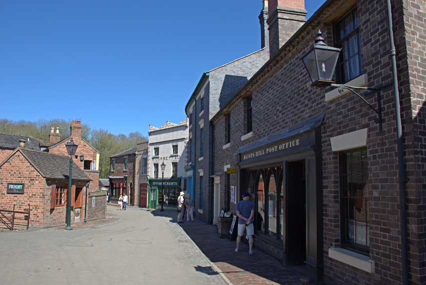 A Typical Victorian Street, Blists Hill, Ironbridge, Shropshire, England, Great Britain