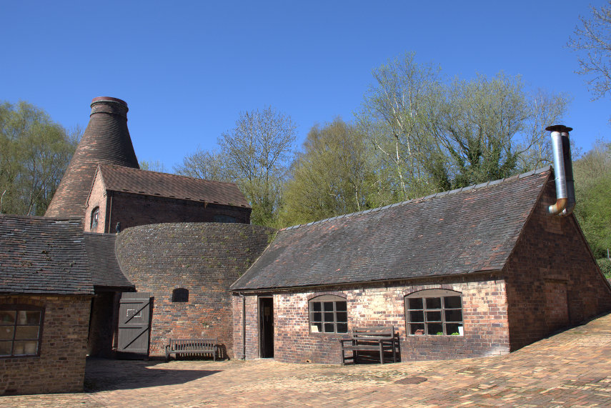 Second Kiln and Outbuildings, Coalport China Museum, Ironbridge, Shropshire, England, Great Britain