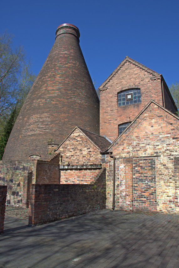 The First Kiln, Coalport China Museum, Ironbridge, Shropshire, England, Great Britain