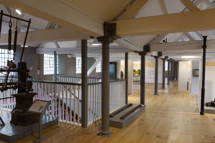 Museum of Iron Interior, Ironbridge, Shropshire, England, Great Britain