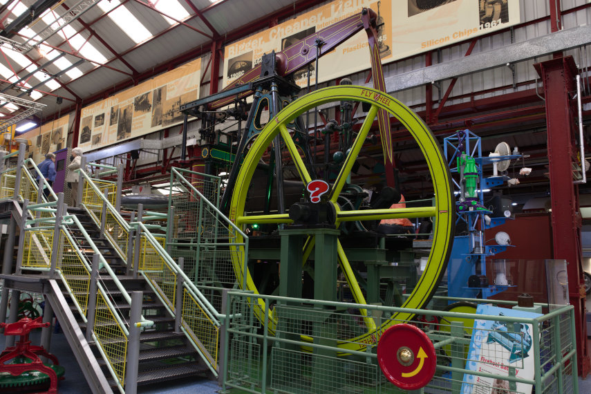 A Rotative Beam Engine, Enginuity, Ironbridge, Shropshire, England, Great Britain