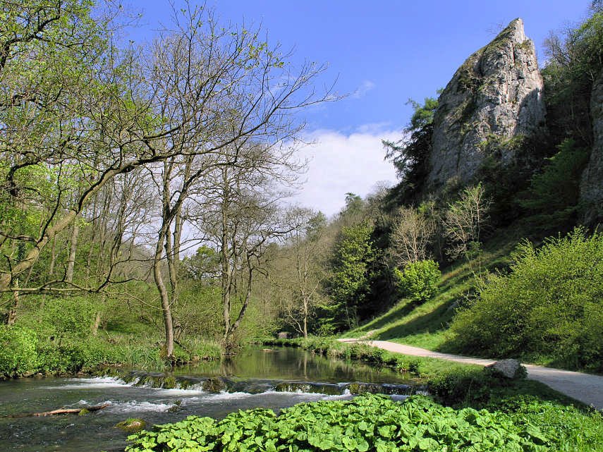 The Tissington Spires, Dovedale, Derbyshire, England, Great Britain