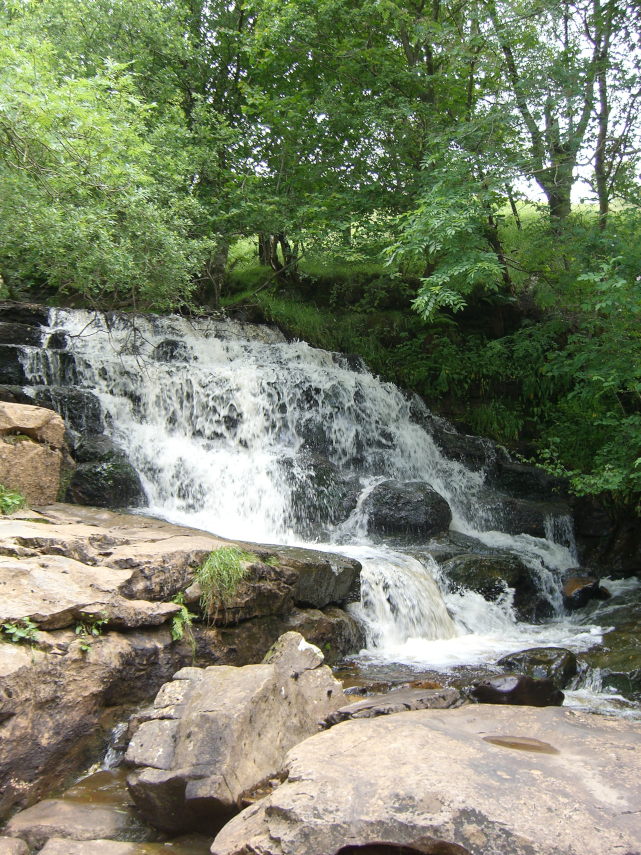 Waterfall, Keld, Yorkshire, England, Great Britain
