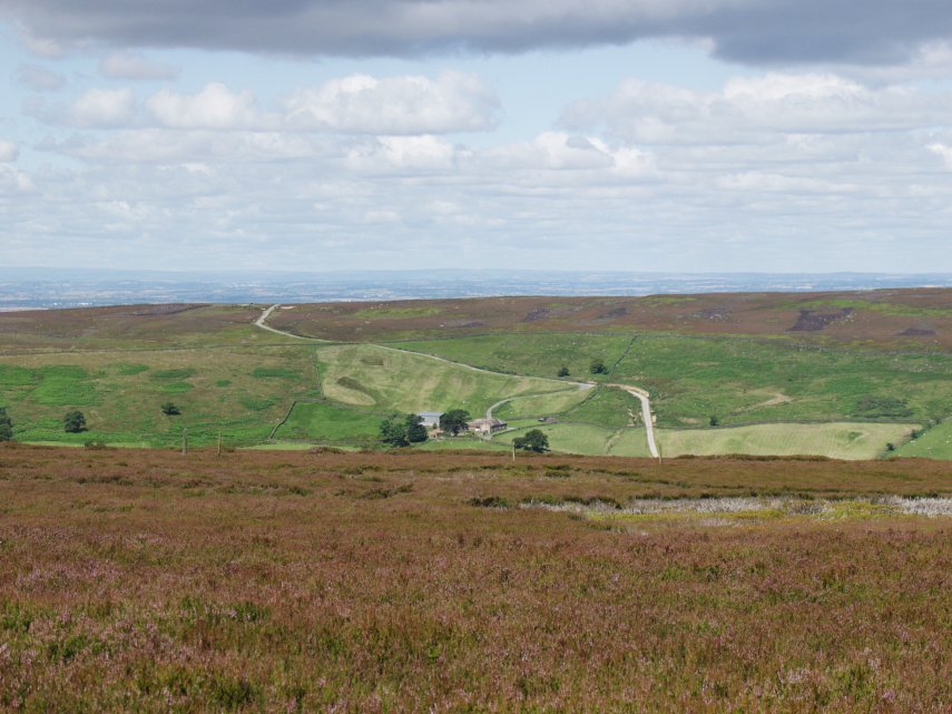 View across Baysdale Moor, Yorkshire, England, Great Britain