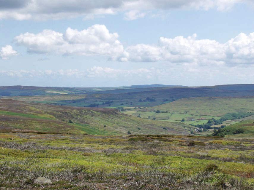 The Eastern Edge of Baysdale Moor, Yorkshire, England, Great Britain