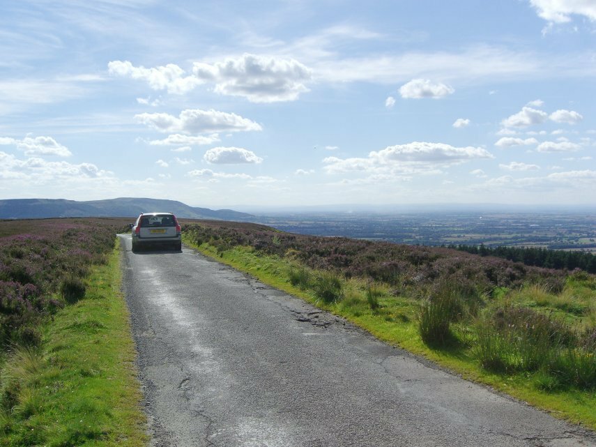 View of the Baysdale road, Kildale, North Yorkshire Moors, Yorkshire, England