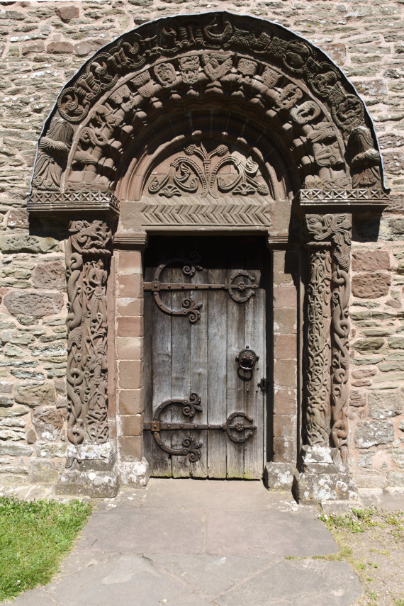The Doorway, Kilpeck Church, Herefordshire, England, Great Britain