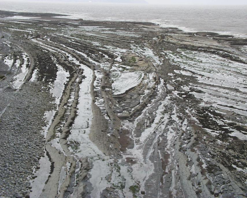 More of the Stratification, Kilve, Somerset, England, Great Britain