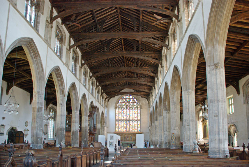 The Nave, St. Nicholas Chapel, Kings Lynn, Norfolk, England, Great Britain