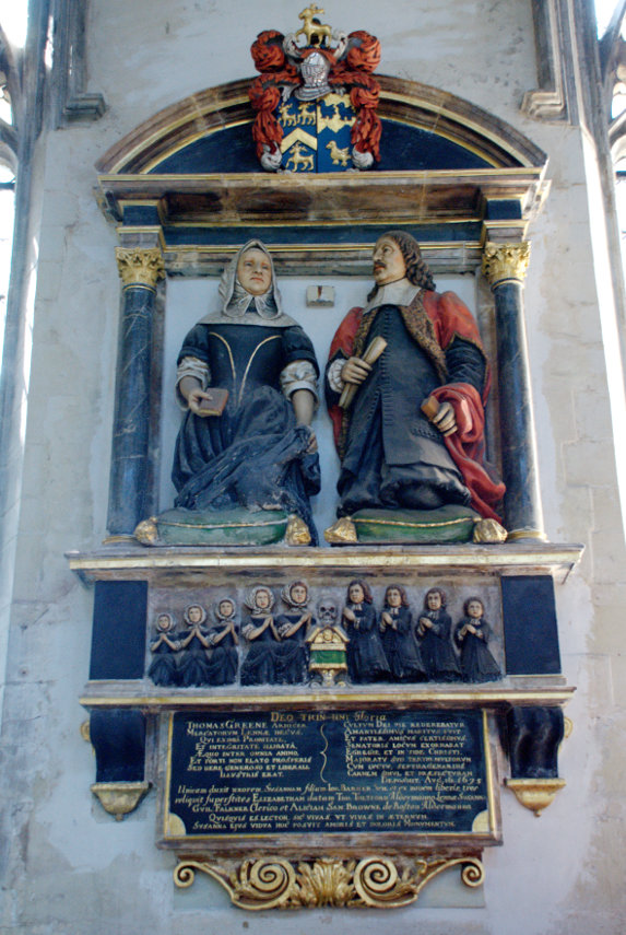 An Ornate Memorial, St. Nicholas Chapel, Kings Lynn, Norfolk, England, Great Britain