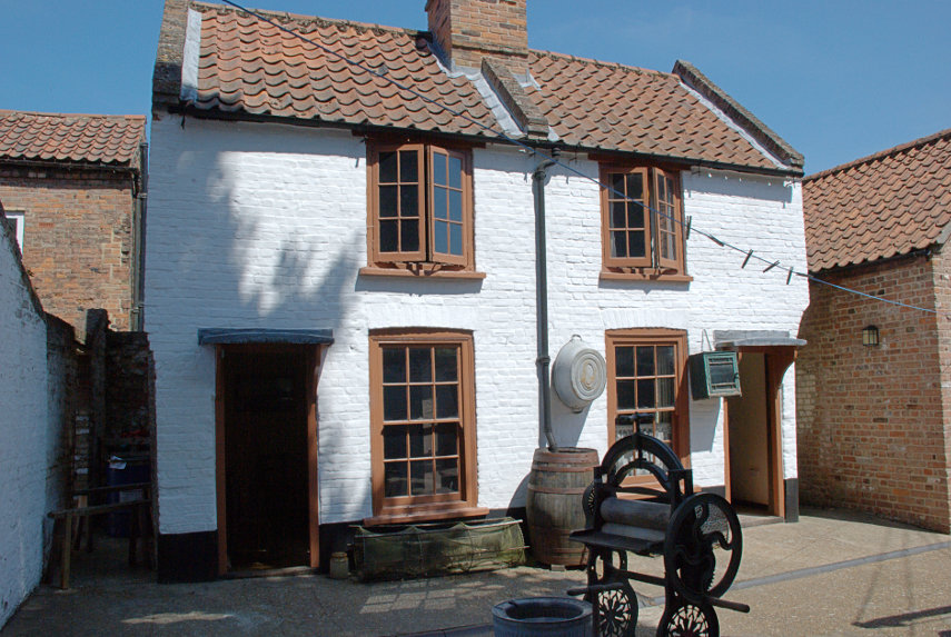 Fishermans Cottages, True's Yard Museum, Kings Lynn, Norfolk, England, Great Britain