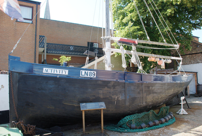 A Fishing Smack, True's Yard Museum, Kings Lynn, Norfolk, England, Great Britain