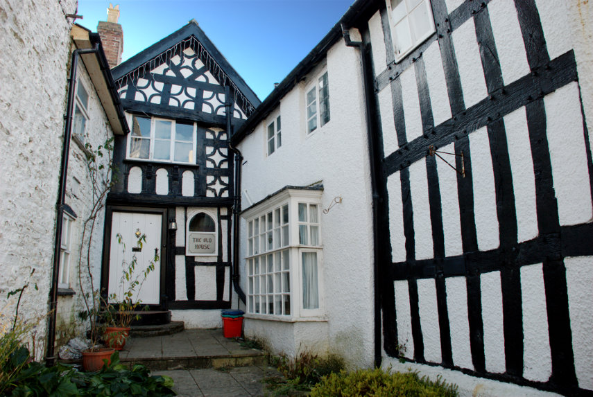 14th century The Old House, Knighton, Radnorshire, Wales