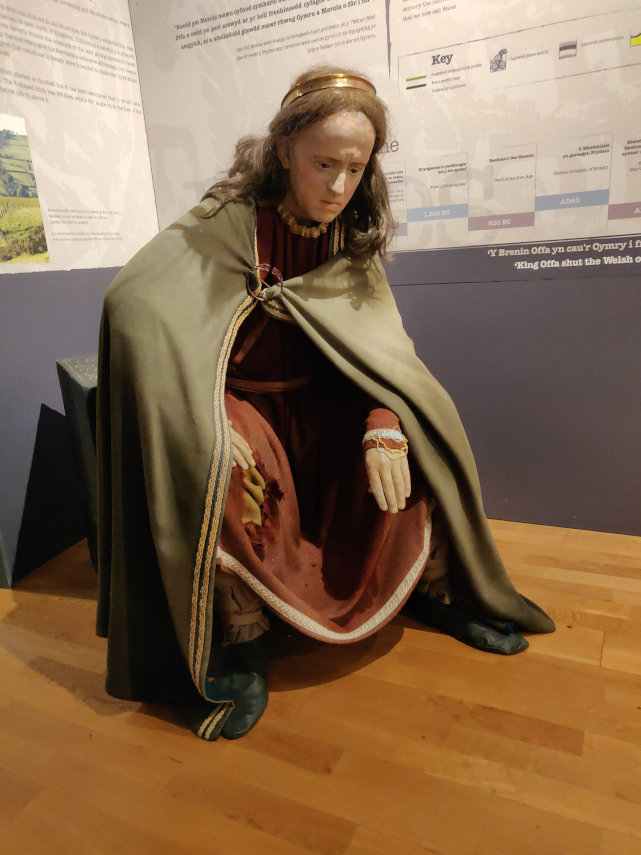 King Offa, Offa's Dyke Centre, Knighton, Radnorshire, Wales