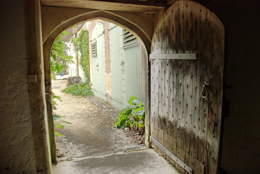 The Brewery Entrance, Lacock Abbey, Lacock, Wiltshire, England, Great Britain