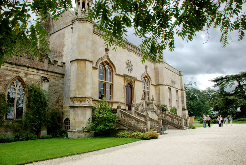 The Main Entrance, Lacock Abbey, Lacock, Wiltshire, England, Great Britain