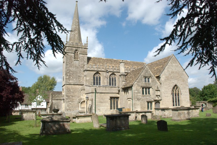St. Cyriac's Church, Lacock, Wiltshire, England, Great Britain
