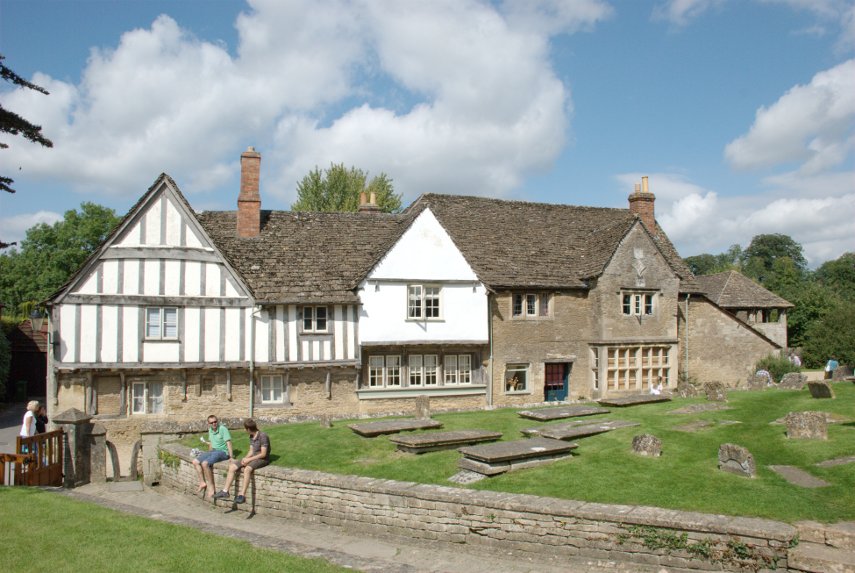Ancient Buildings, Lacock, Wiltshire, England, Great Britain