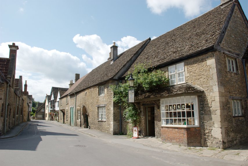 Church Street, Lacock, Wiltshire, England, Great Britain