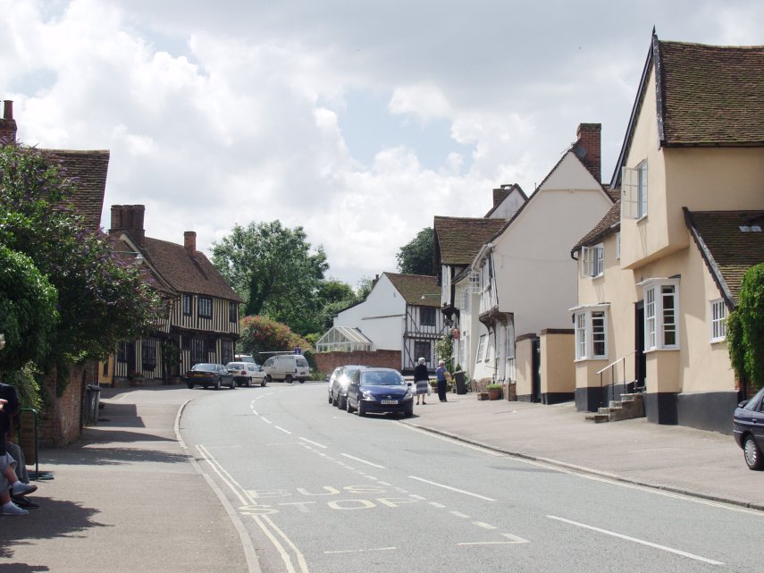 High Street, Lavenham, Suffolk, England, Great Britain