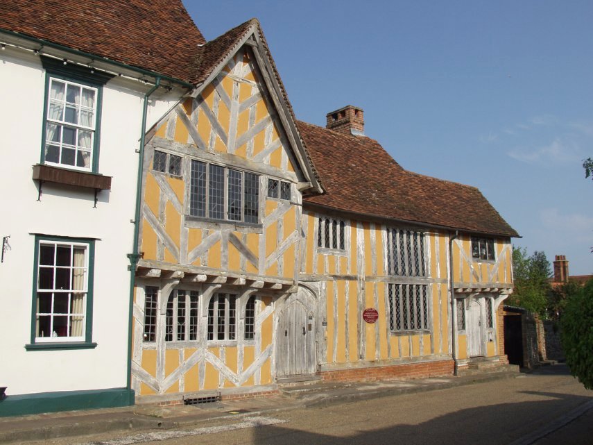 The 14th Century Little Hall, Lavenham, Suffolk, England, Great Britain