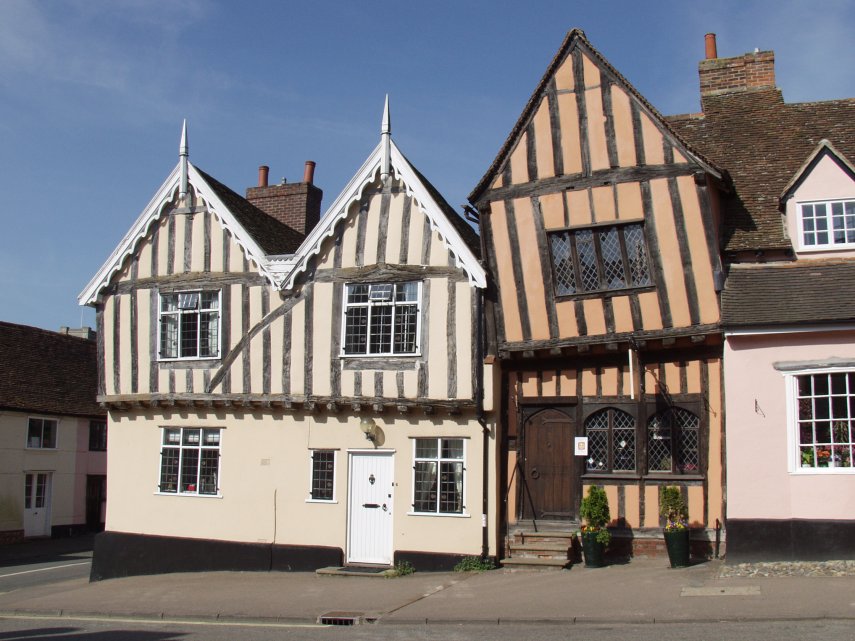 The Crooked House, Lavenham, Suffolk, England, Great Britain