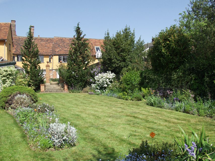 The Garden, Little Hall, Barn Street, Lavenham, Suffolk, England, Great Britain