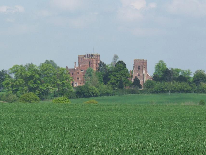 View of Layer Marney Tower, Layer Marney, Essex, England, Great Britain
