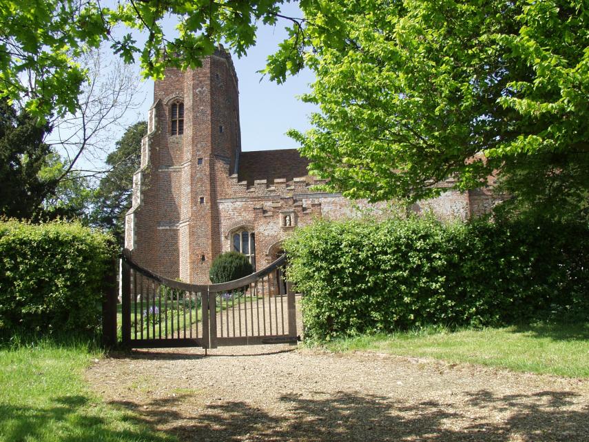 The Tudor Church at Layer Marney Tower, Layer Marney, Essex, England, Great Britain