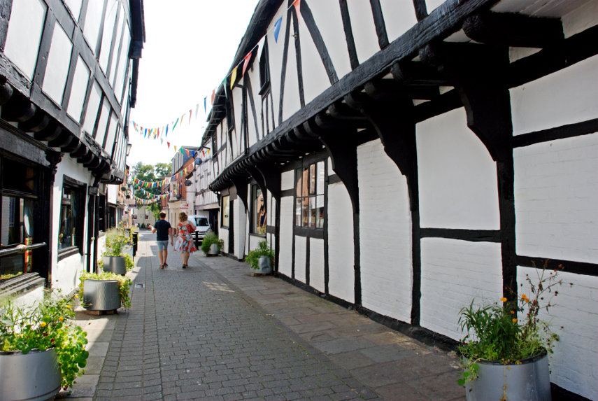 School Lane, Leominster, Herefordshire, England, Great Britain