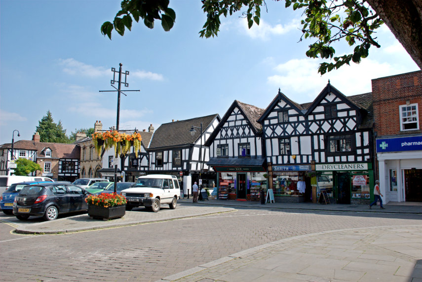 Corn Square, Leominster, Herefordshire, England, Great Britain