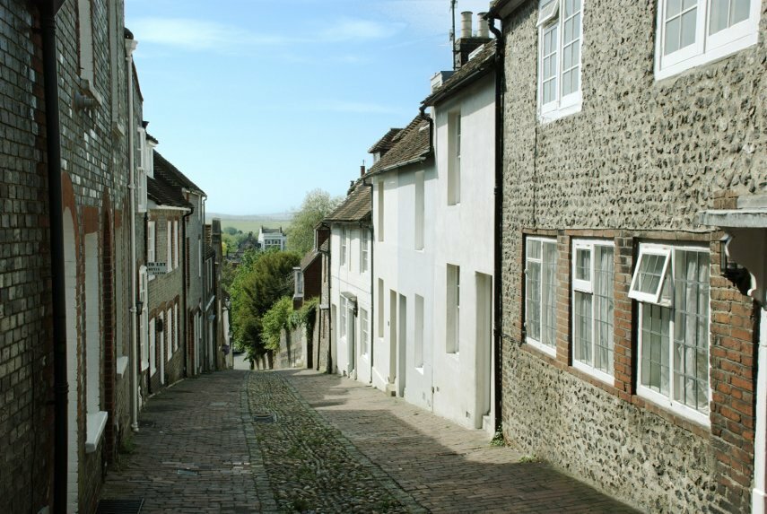 Keere Street, Lewes, Sussex, England, Great Britain
