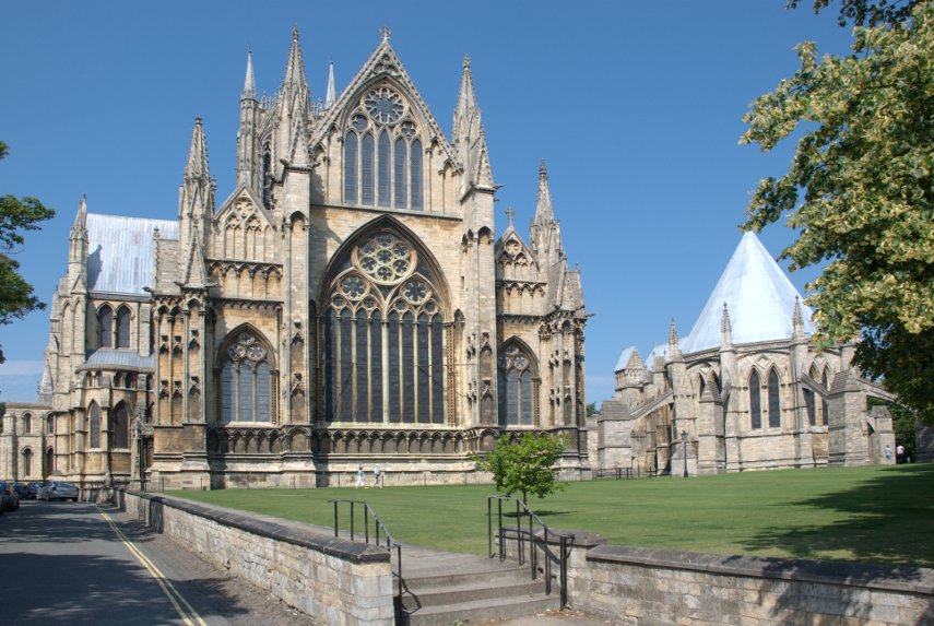 Lincoln Cathedral and Chapter House, Lincoln, Lincolnshire, England, Great Britain