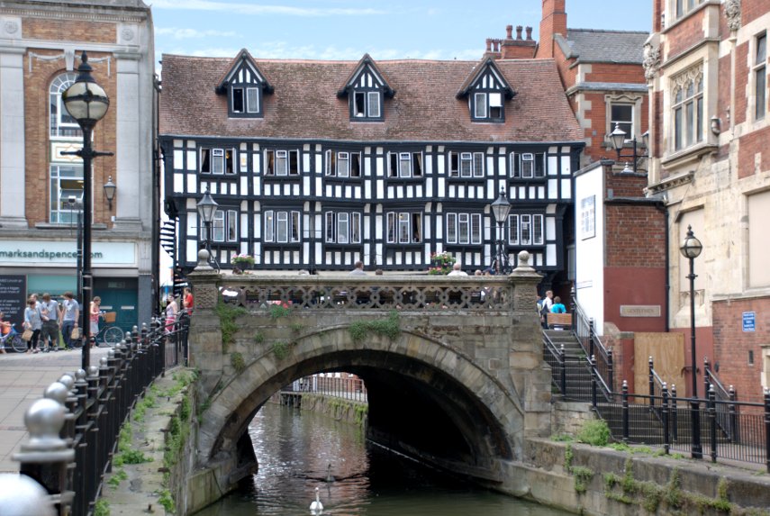 High Bridge, Lincoln, Lincolnshire, England, Great Britain