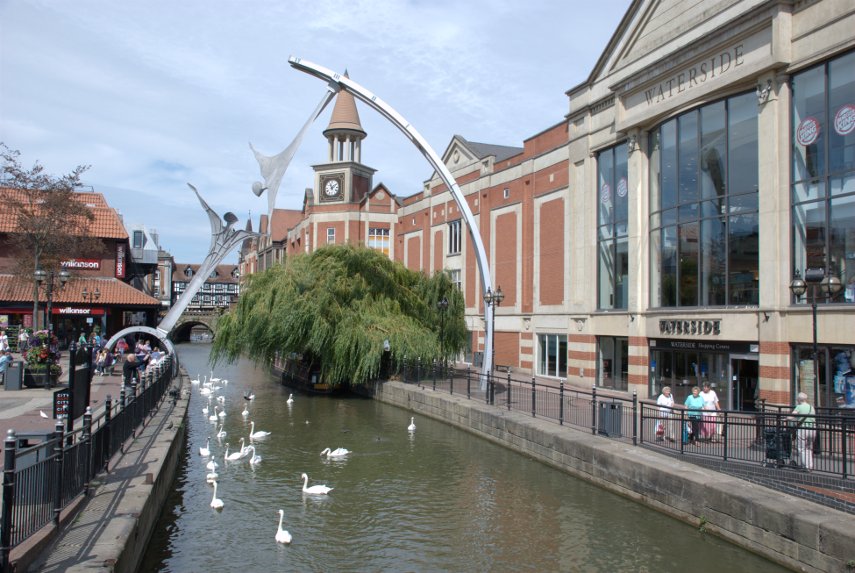 Waterside, Lincoln, Lincolnshire, England, Great Britain