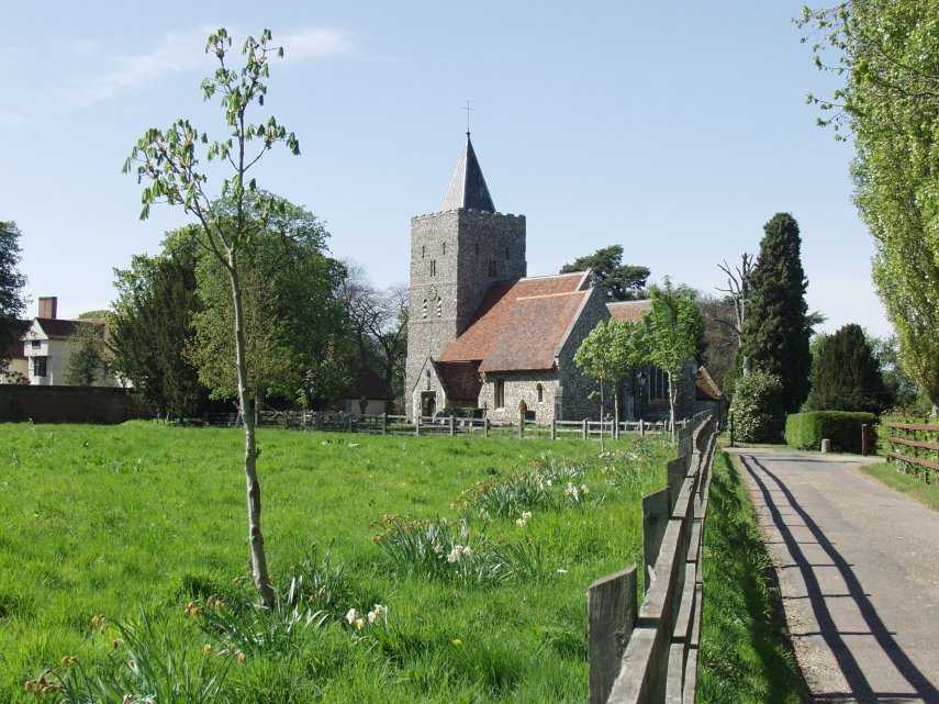 The Church of St. Katherine, Little Bardfield, Essex, England, Great Britain