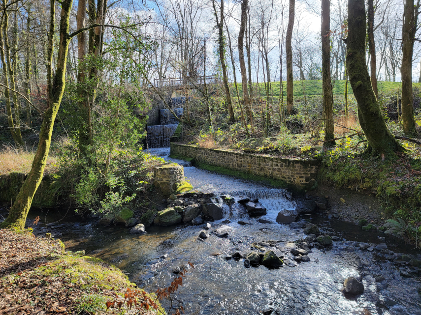 The Cascade, National Botanic Gardens of Wales, Llanarthne, Carmarthenshire
