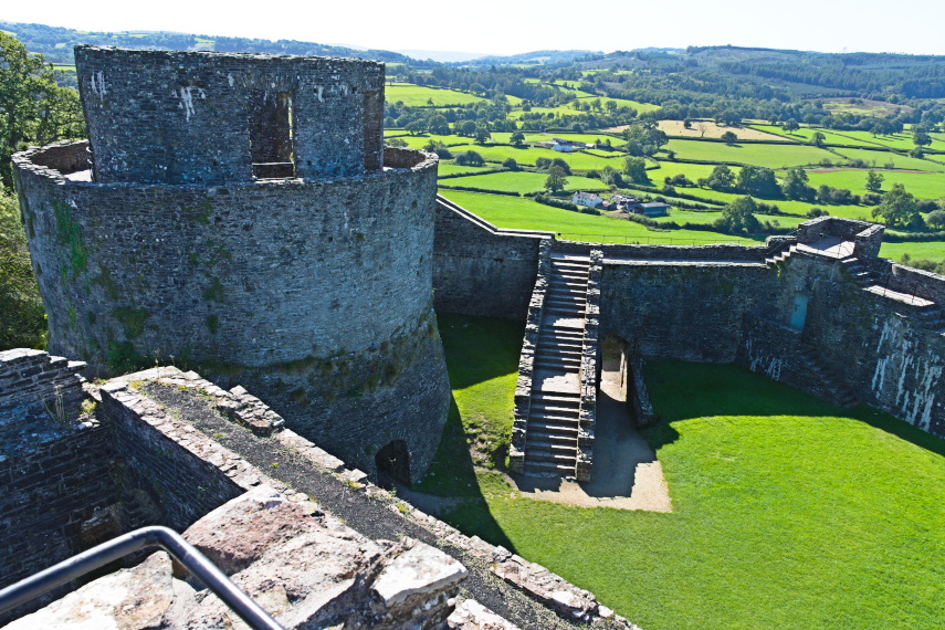The Great Round Keep, Dinefwr Castle, Llandeilo, Carmarthenshire