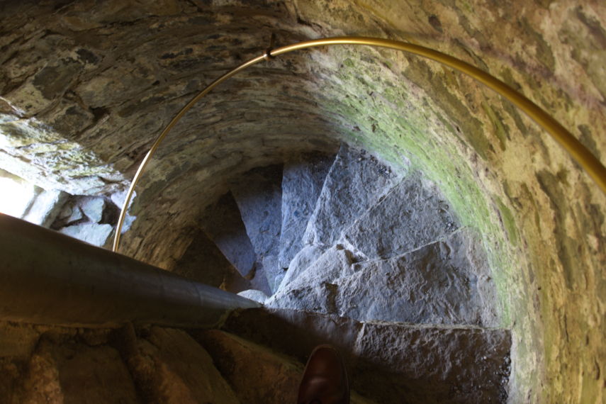 A Spiral Stairway, Dinefwr Castle, Llandeilo, Carmarthenshire