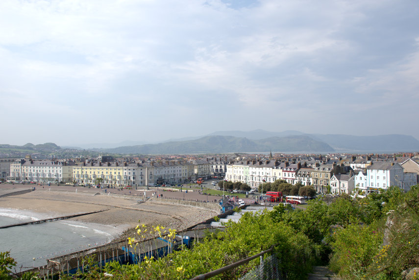 The Sea Front and Promenade, Llandudno, Caernarfonshire, Wales, Great Britain
